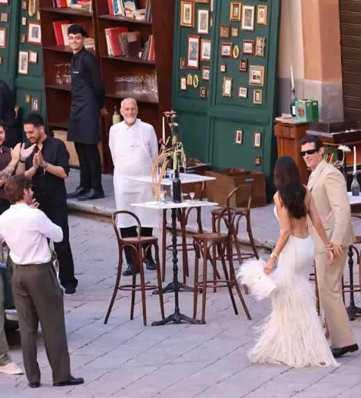 Dua Lipa and Callum Turners Bookstore Themed Wedding Celebration